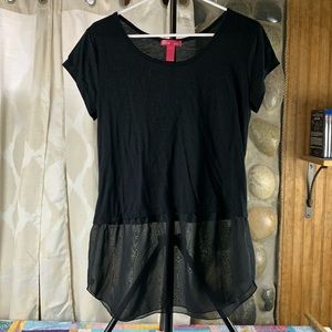 Mix & Co Women’s Large Black Dress Shirt